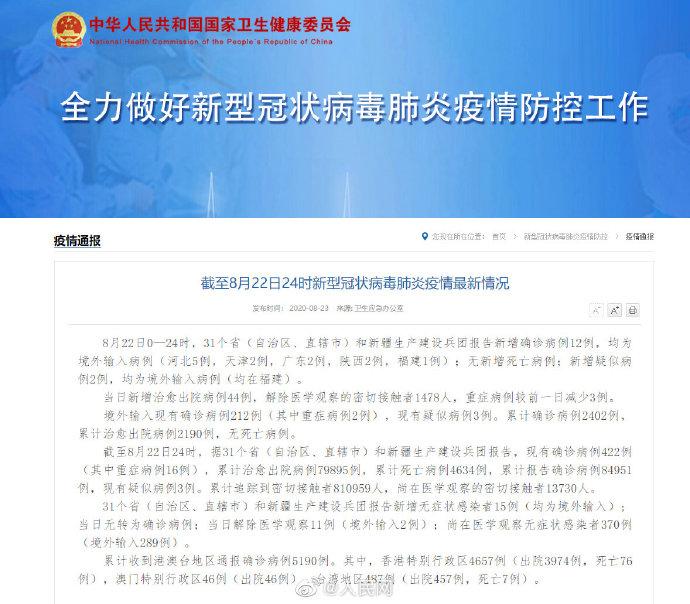 【31省新增输入9例,31省区市新增9例】