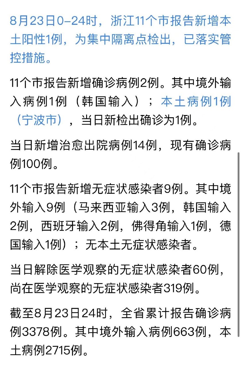 宁波最新疫情/宁波最新情况