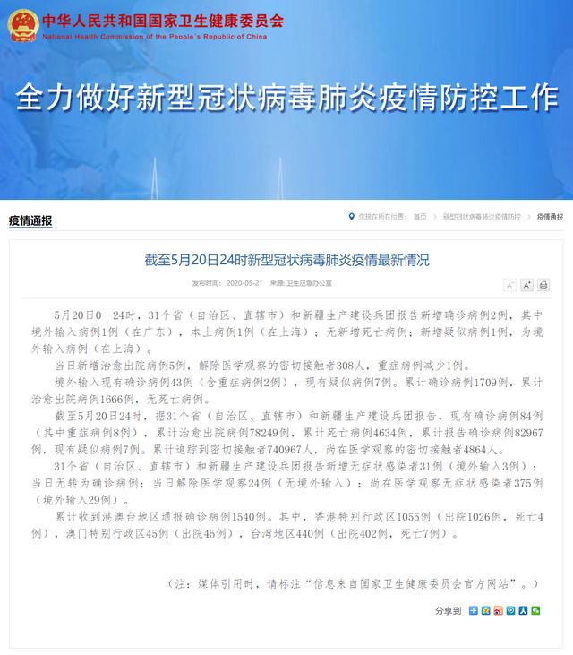 31省区市新增确诊病例21例.31省区市新增11例确诊病例？