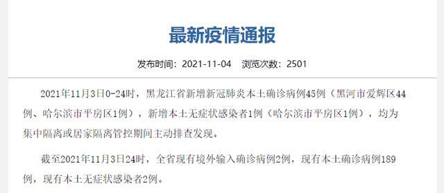【哈尔滨新增本土确诊15例,哈尔滨新增本土确诊8例】