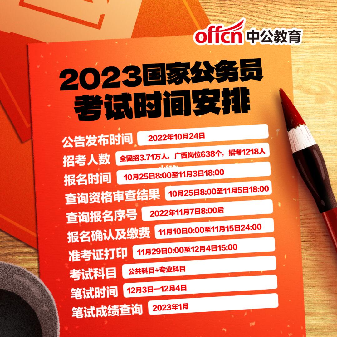 2023公务员考试时间/2023公务员考试时间和报名时间