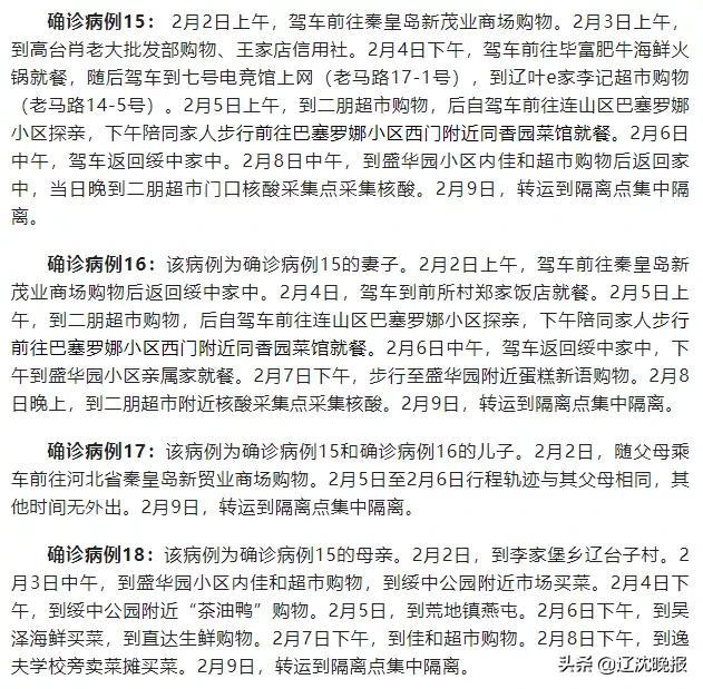 辽宁新增本土确诊35例(辽宁新增13例本土病例)