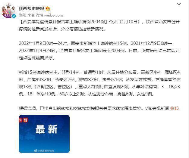 西安最新疫情报告.西安最新疫情报道？