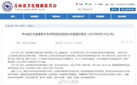 吉林新增本土确诊325例(吉林新增确诊病例35例)