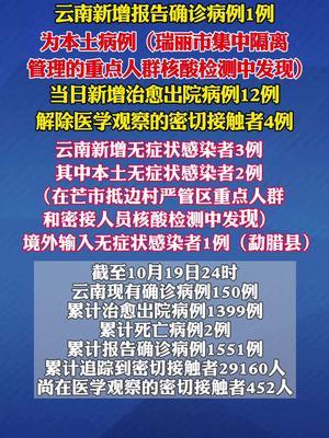 云南新增本土确诊10例.云南新增本土确诊病例9例1？