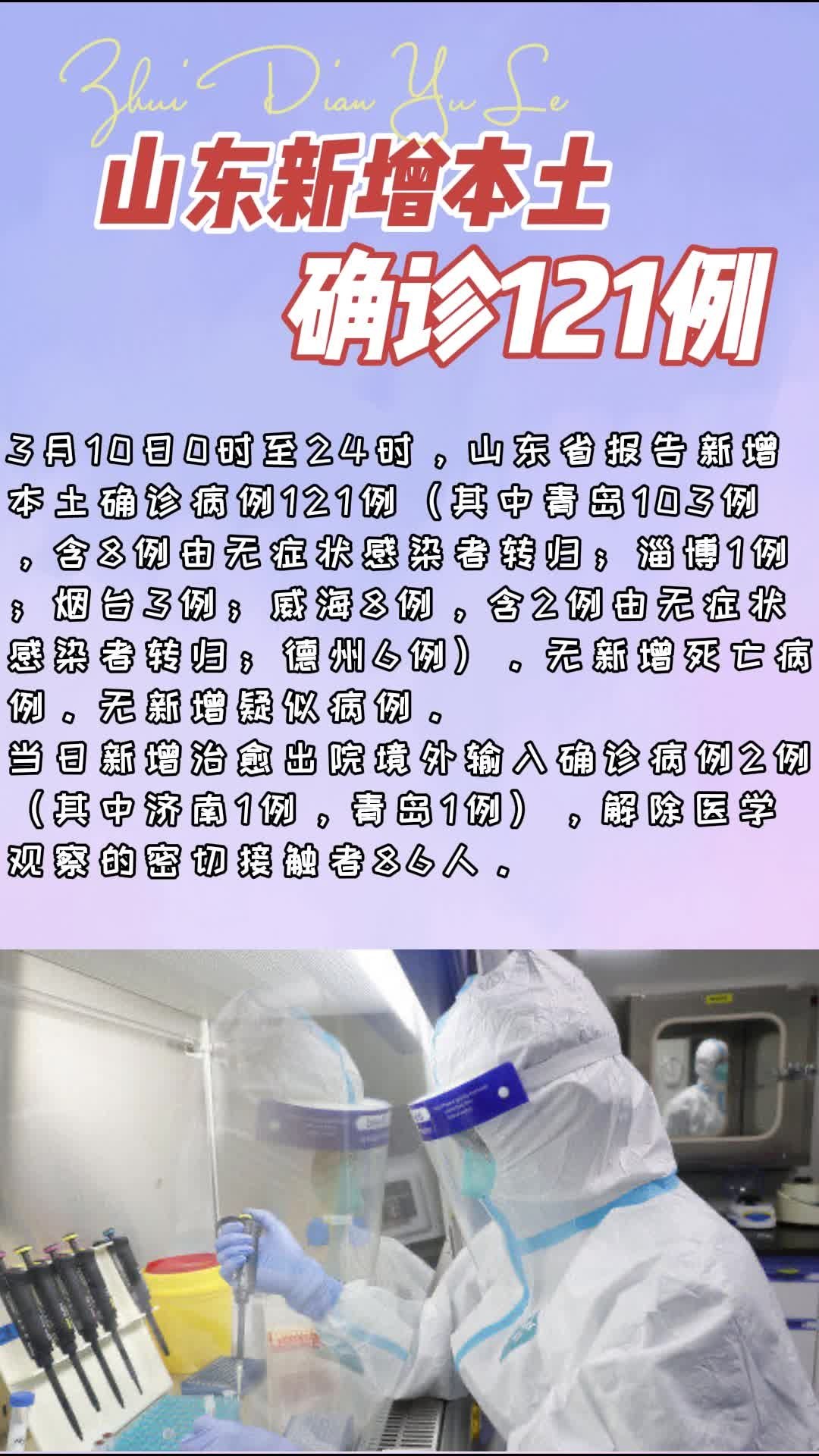 山东新增本土确诊42例/山东新增本土确诊71例