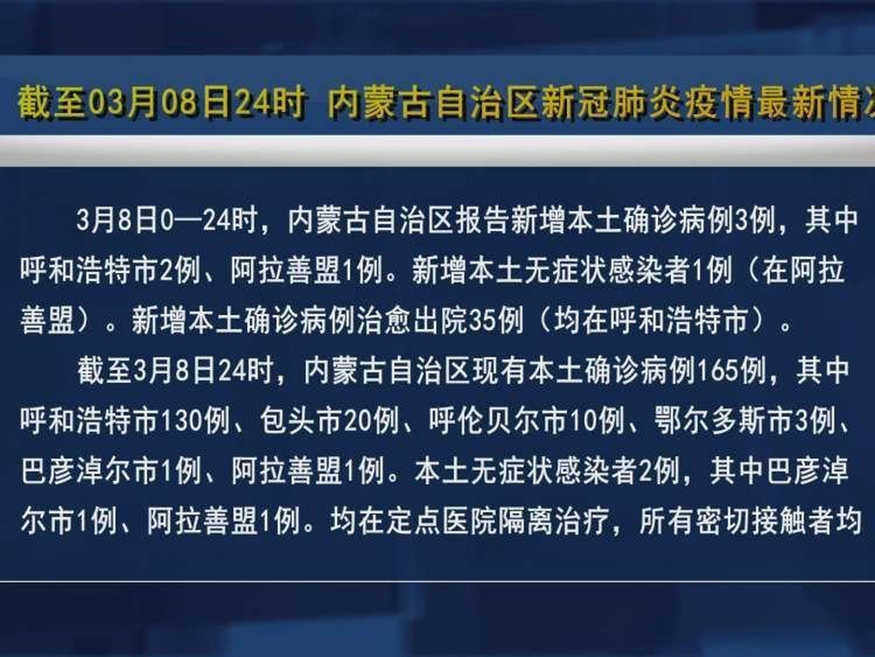内蒙古本轮疫情4天新增感染者90例/内蒙古新增1例本土疑似病例
