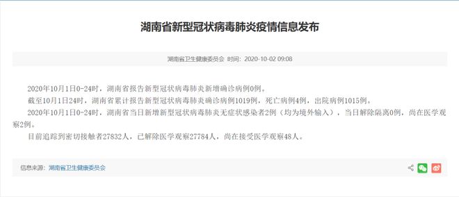 【湖南省最新疫情最新消息,湖南省疫情最新情况 最新消息 全国】