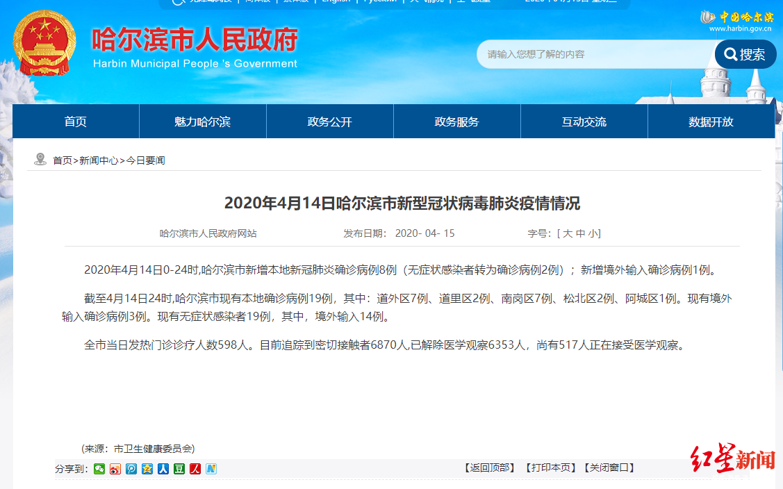 哈尔滨疫情最新消息今天封城了/哈尔滨疫情最新消息今天封城了吗