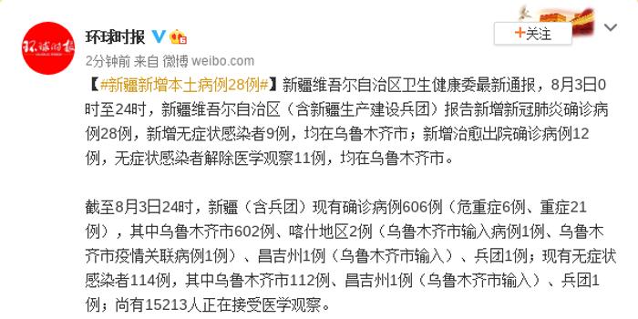 【新疆新增无症状9例在乌鲁木齐,新疆乌鲁木齐新增病例】