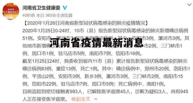 【河南今日最新疫情,河南今日最新疫情周口】