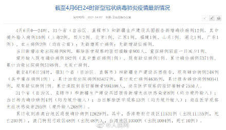 31省份29日新增19例确诊/31省新增28例确诊