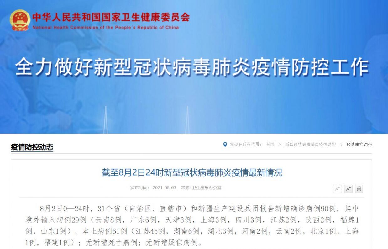 31省增本土确诊50例.31省增本土确诊53例 涉及8省？
