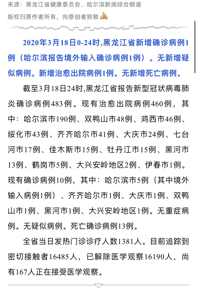 【哈尔滨确诊病例,哈尔滨确诊病例最新消息】