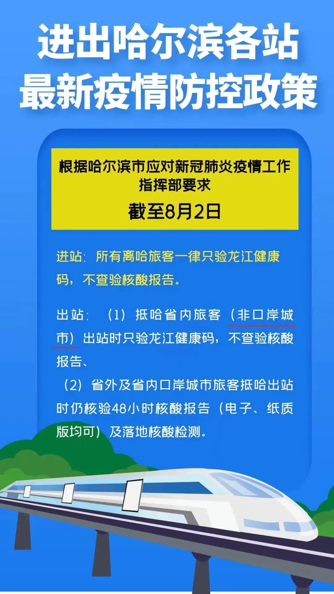哈尔滨最新疫情规定/哈尔滨疫情防控最新政策通告