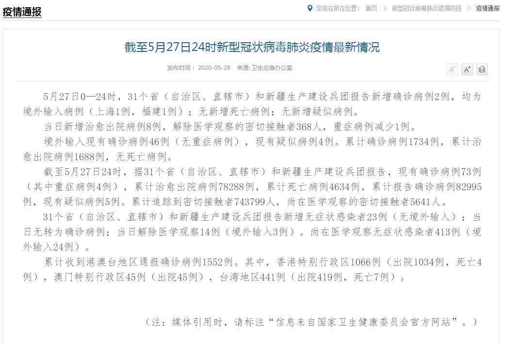 31省区市新增确诊11例(31省区市新增确诊病例27例)
