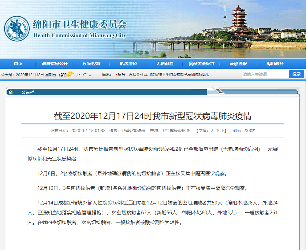 【四川绵阳疫情最新消息今天新增,四川绵阳疫情最新今天发布】