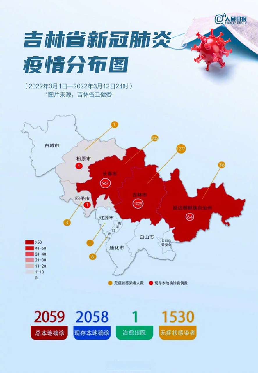 吉林省市疫情最新情况/吉林省疫情最新情况分布图