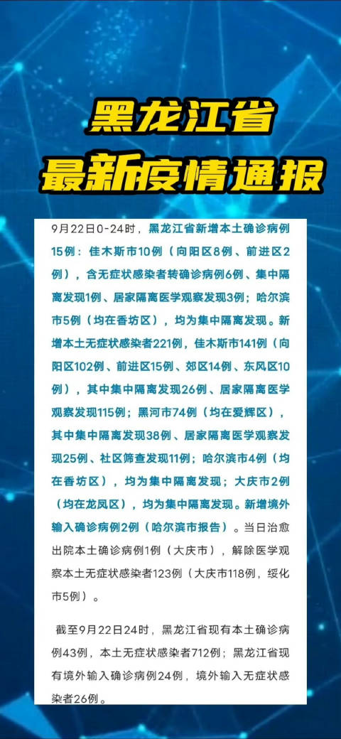 黑龙江最新疫情公布.黑龙江最新疫情消息报道？