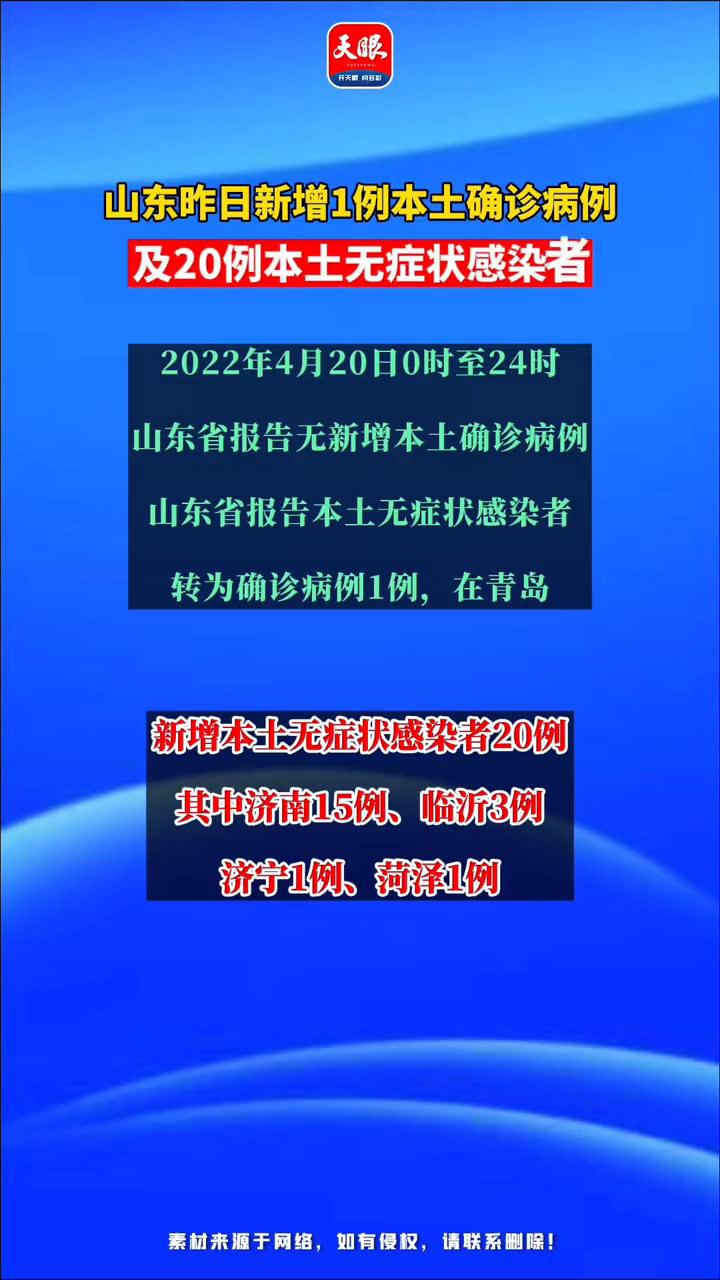 【山东新增本土无症状感染者1例,山东新增本土无症状感染者1例】
