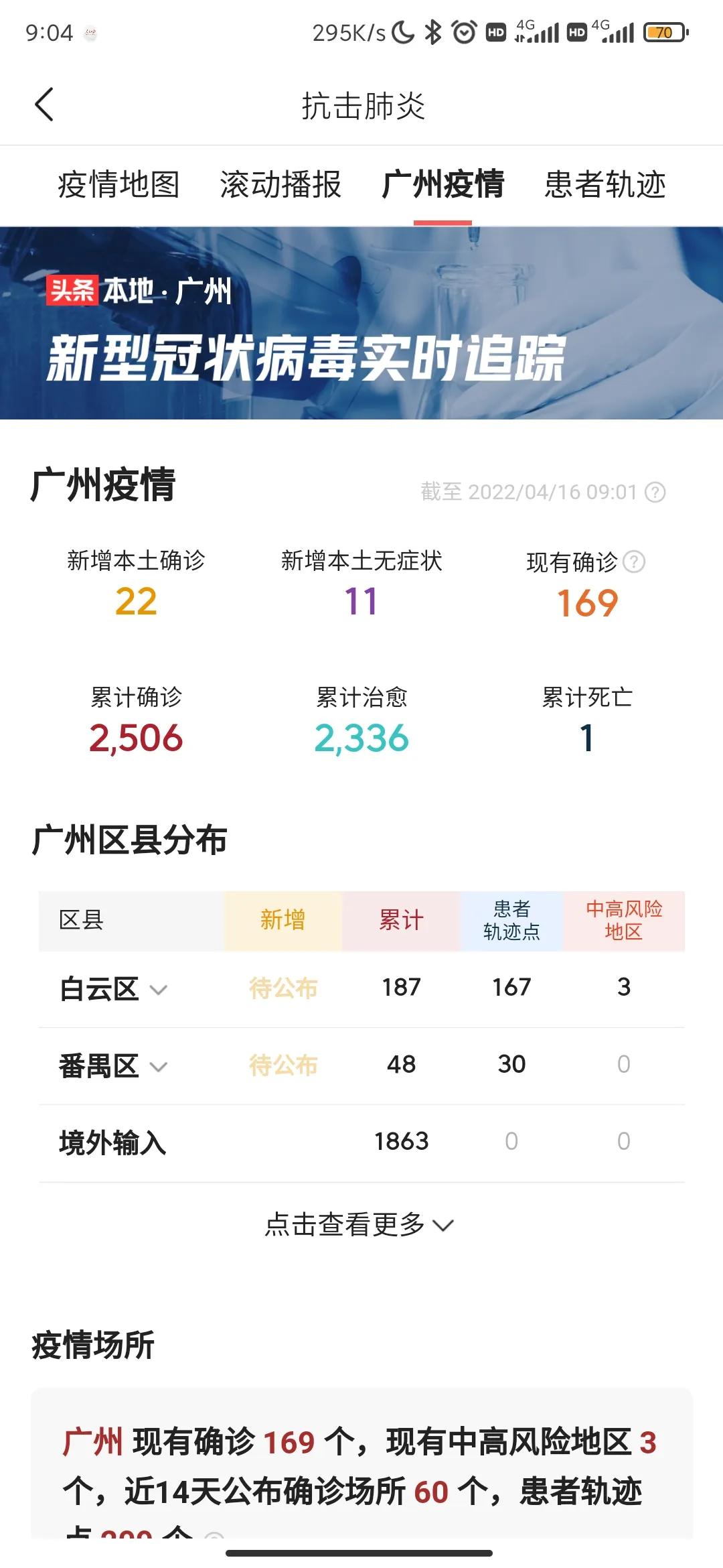 【广州新增22例感染者,广州新增22例感染者是哪里的】