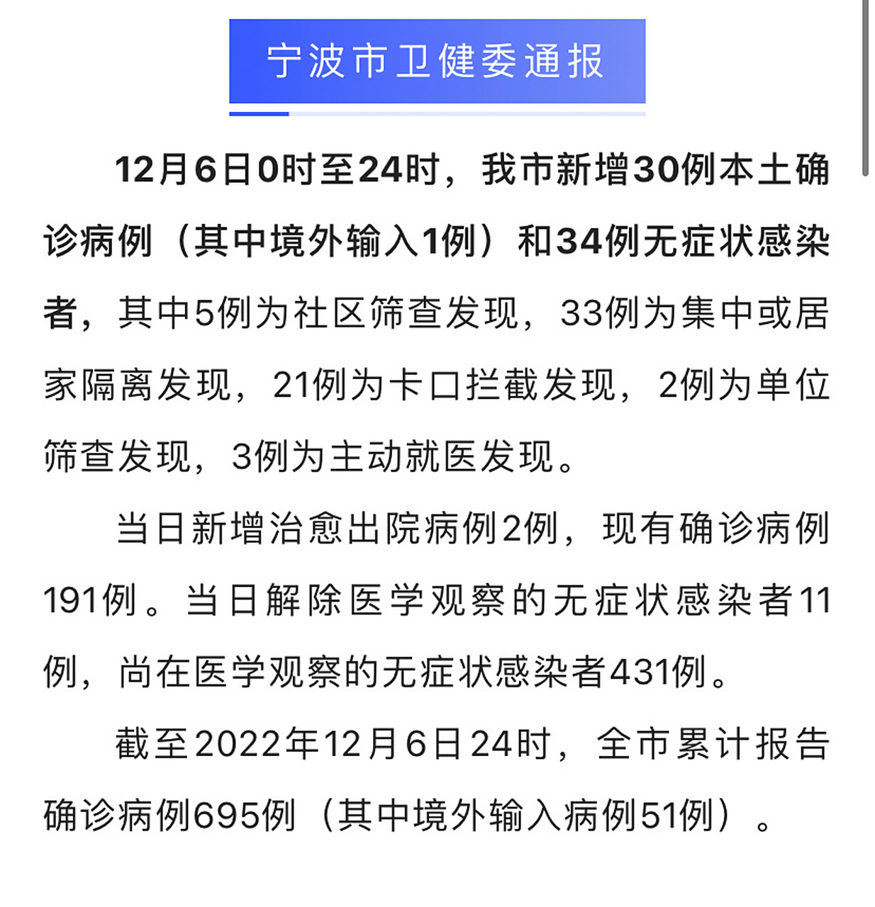 【宁波疫情最新报告,宁波疫情最新动态】