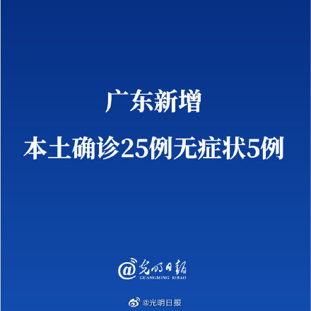 【广东新增5例本土无症状感染者,广东新增5例本土无症状感染者是哪里的】