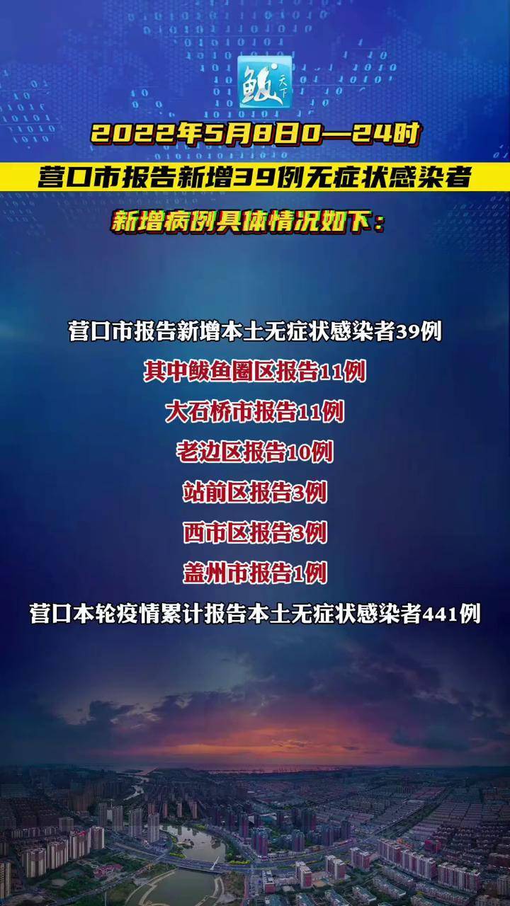 营口疫情最新数据消息(营口疫情最新动态)