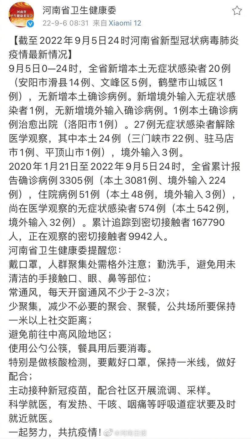 河南最新的疫情/河南最新疫情通知