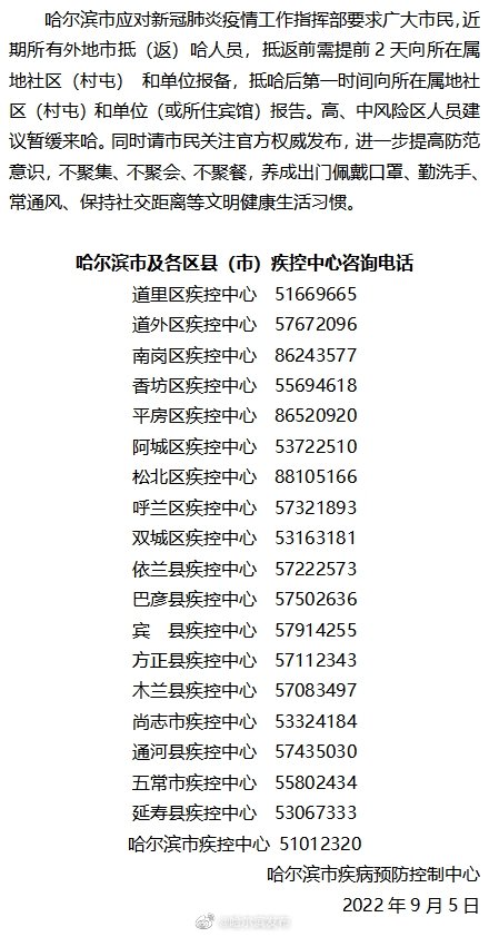 哈尔滨道里区疫情(哈尔滨道里区疫情行动轨迹)