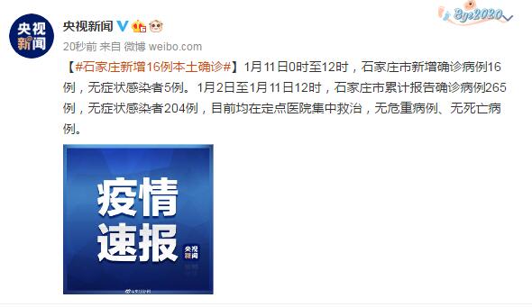 【石家庄新增1例确诊系学生,石家庄新增31例确诊 视频】