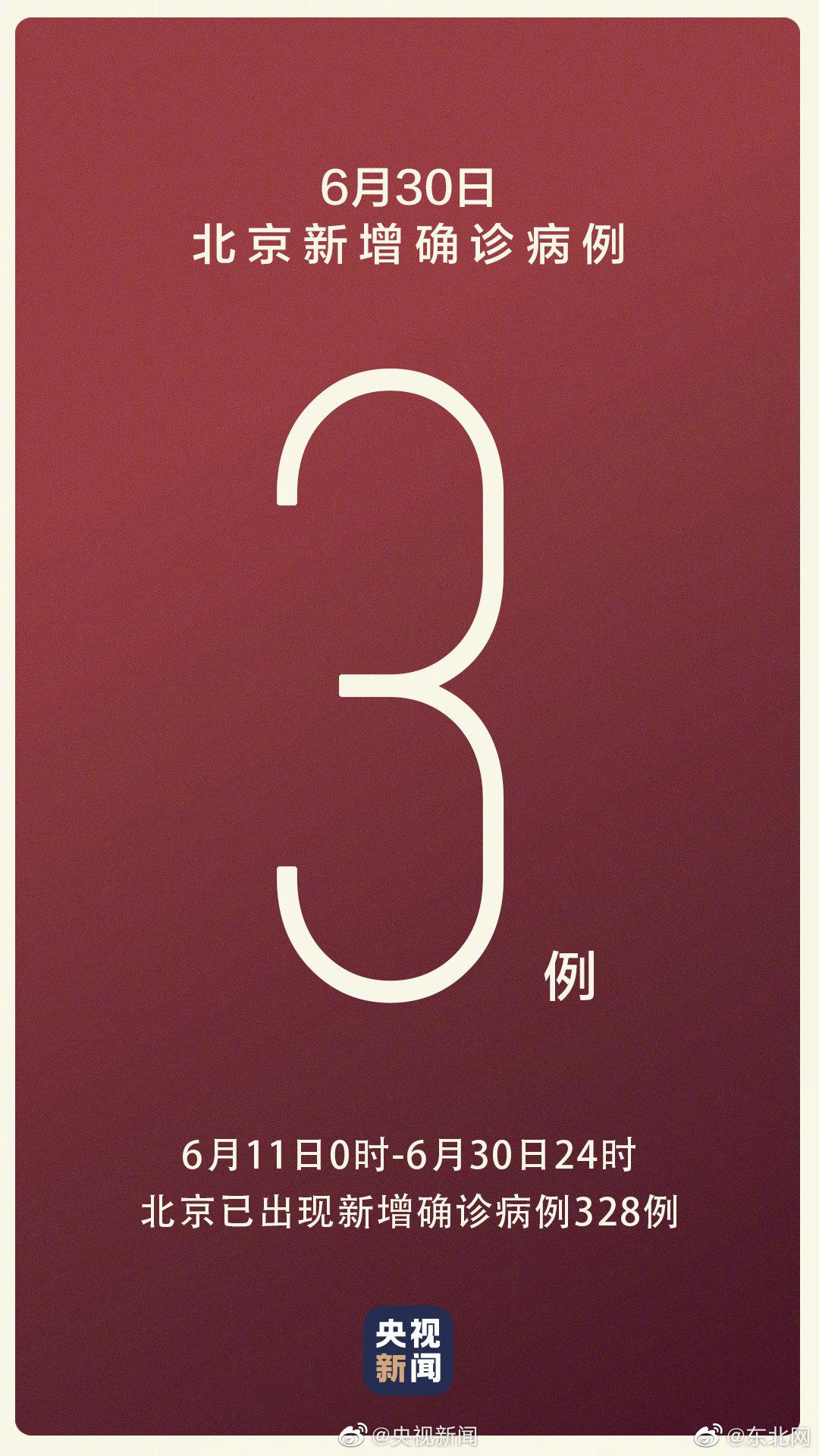 【北京新增3例确诊病例,北京新增三例确诊病例】