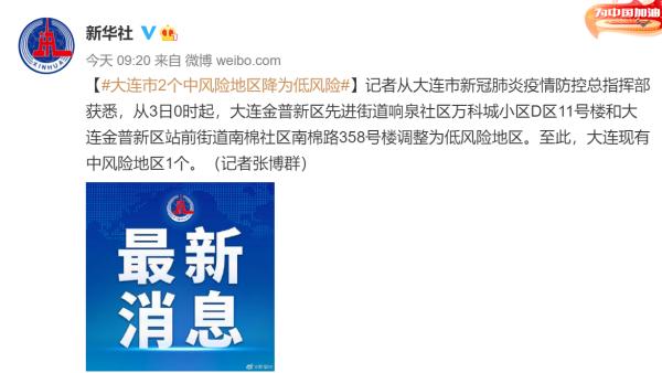 大连已有2个高风险地区(大连已有2个高风险地区是哪里)