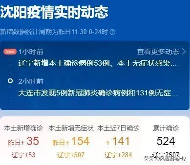 沈阳今日疫情发布(沈阳疫情今日新增几例)