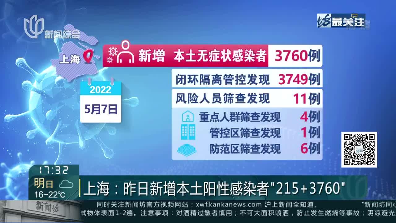 上海本土新增阳性2269例.上海本土新增今天？