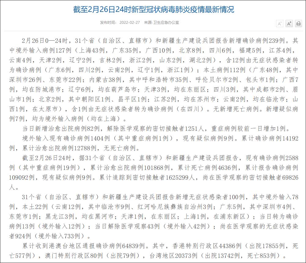 31省份新增102例本土确诊涉15省(31省新增本土确诊15例 一)