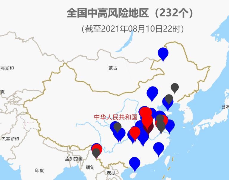 全国现有22个中风险地区(全国现有22个中风险地区名单)