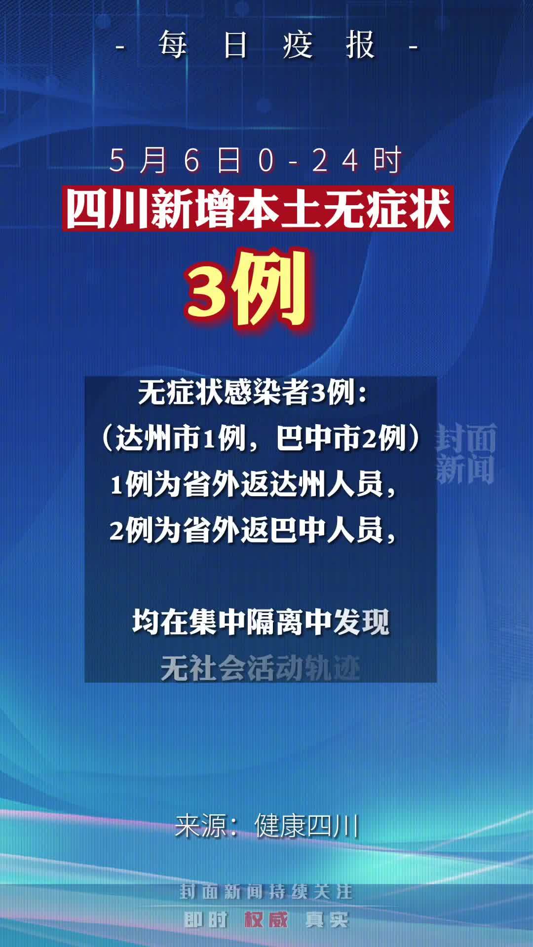 四川新增本土无症状12例(四川新增5例)