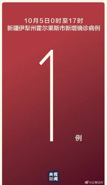 新疆新增1例新冠肺炎确诊病例/新疆新增新冠肺炎确诊5例