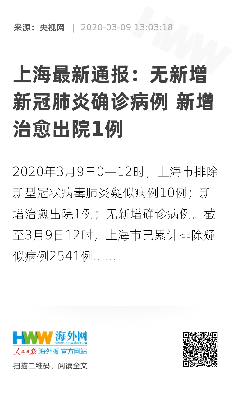 上海确诊新冠肺炎最新消息.上海 确诊 新冠？