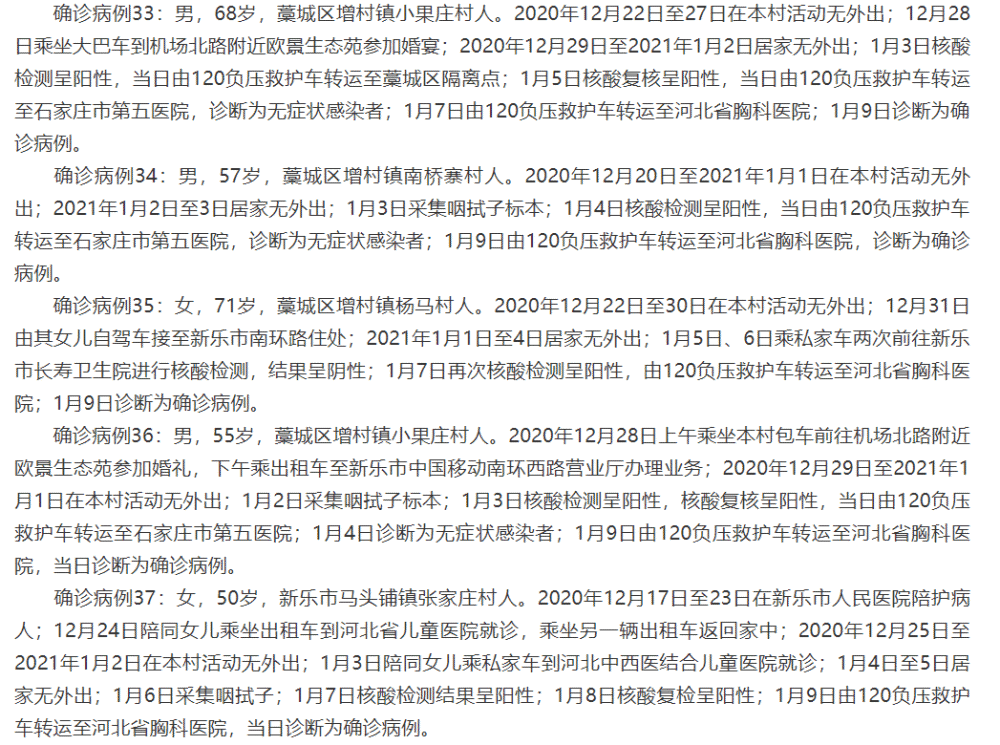 河北新增无症状55例/河北新增无症状55例病例