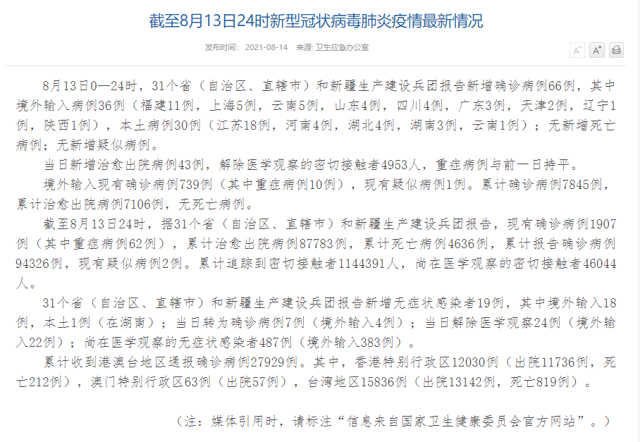 【31省新增确诊病例71例本土31例,31省新增确诊病例71例 本土31例】