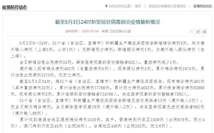 31个省区市新增确诊病例46例(31省区市新增确诊病例20例)