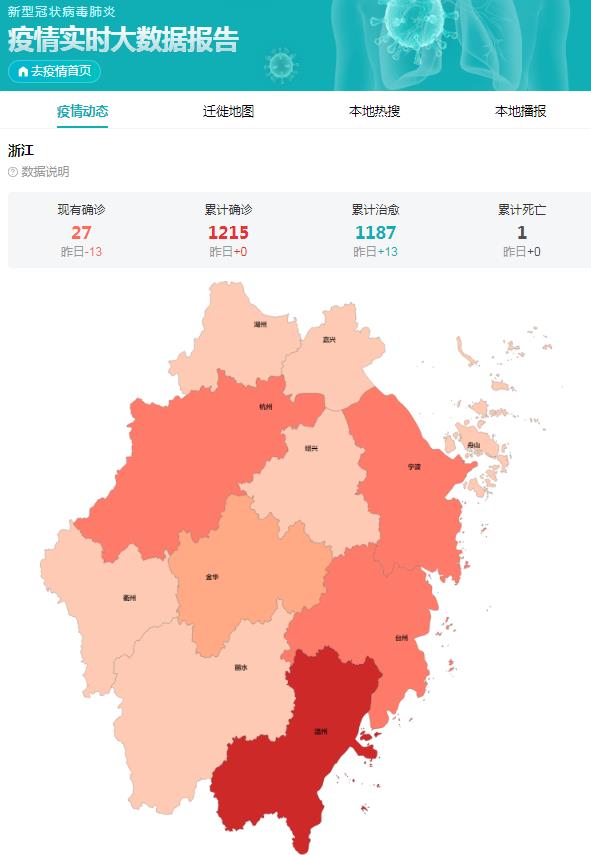 浙江疫情图/浙江疫情图片