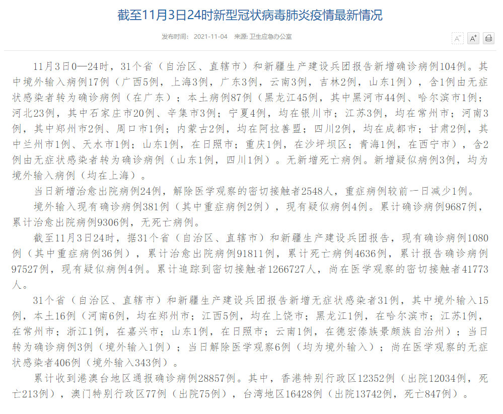 31省昨增1217例确诊/31省增126例本土病例