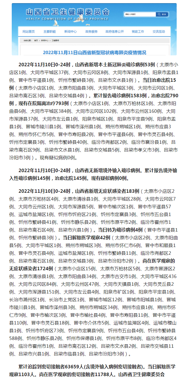 山西疫情最新(山西疫情最新政策)