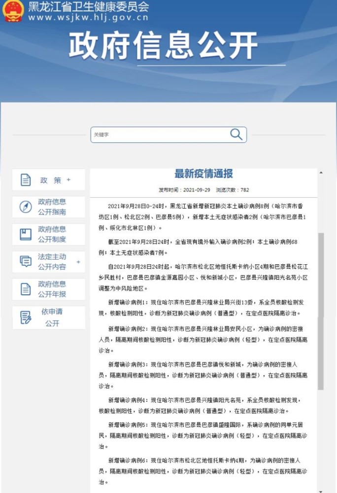 黑龙江新增28例确诊8例无症状(黑龙江新增28例确诊8例无症状是什么)